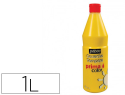 21436 - Gouache pébéo primacolor liquide inodore onctueuse application facile coloris jaune primaire flacon 1000ml
