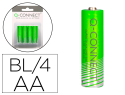 44817 - Pile q-connect économique capacité 1.5v i.c.e. lr06 taille aa blister 4 unités