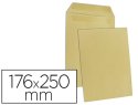 79405 - Pochette gpv kraft brun recycle 90g b5 176x250mm      autocollante boite 500 unites