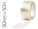 12346 - Ruban adhesif arme q-connect impermeable fils polyester    pour renforcer emballages     produits tres lourds 50mmx50m