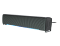170265 - Barre de son q-connect pour ordinateur avec lumiere led   coloris noir