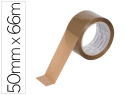 44029 - Ruban adhesif q-connect economique special emballage  haute adherence 50mmx66m      coloris havane
