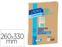 76228 - Pochette gpv kraft brun 90g silencieux auto-adhésive 260x330mm sachet 50 unités