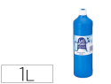 31430 - Gouache mini artistes économique ultra-lavable prête à l'emploi épaisse onctueuse coloris bleu flacon 1000ml