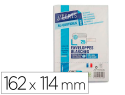 24210 - Enveloppe gpv précasée vélin blanc 90g c6 114x162mm adhésive fond gris paquet 25 unités