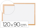 926355 - Tableau q-connect mélaminé cadre bois lisse lavable stabilité marqueurs spéciaux accessoires fixation mur 120x90cm