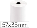 170327 - Bobine thermique q-connect 57mm largeur x 35mm diametre  70gr pour tpe sans bisphenol  a