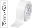 63585 - Ruban adhesif q-connect polypropylene 45 microns      66mx75mm pour emballage       coloris blanc