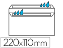 23436 - Enveloppe économique dl 110x220mm 80g autocollante coloris blanc boîte 500 unités