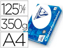 15938 - Papier clairefontaine clairalfa extra blanc a4 350g/m2 blancheur 170 opacité 93 rigidité 135 toucher satiné 125 feuilles