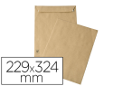 79396 - Pochette gpv kraft brun recycle 90g c4 229x324mm      bande de protection fenetre   50x100mm boite 250 unites