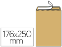 38107 - Pochette kraft gpv adhésive économique b5 176x250mm 85g sachet 25 unités