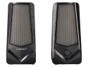 170263 - Haut-parleurs q-connect gaming bluetooth lumiere rvb  puissance maximale 2x3w       controle du volume coloris