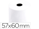 21760 - Bobine thermique q-connect 57mm largeur x 60mm diametre  55gr sans bisphenol a