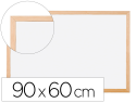 926354 - Tableau q-connect mélaminé cadre bois lisse lavable stabilité marqueurs spéciaux accessoires fixation mur 90x60cm